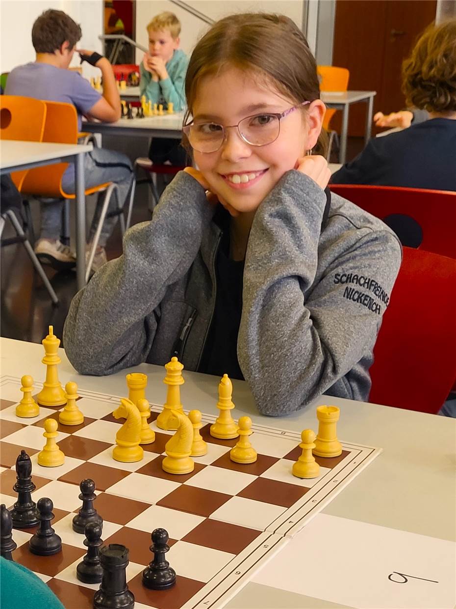 Schachfreunde Nickenich freuen sich über ihr junges Talent Nathalie Stein ist Rheinlandmeisterin im Jugendschach