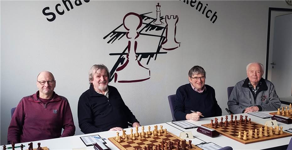 Seniorenteam der Schachfreunde Nickenich feiert in B-Klasse Erfolge Anti-Aging für das Gehirn: Schach stärkt die grauen Zellen